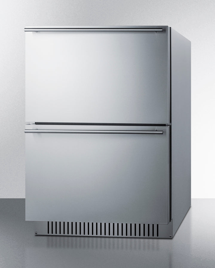 Summit ADFD243 ADA-compliant 2-drawer freezer with customizable panels and outdoor design - MyAppliancesShop