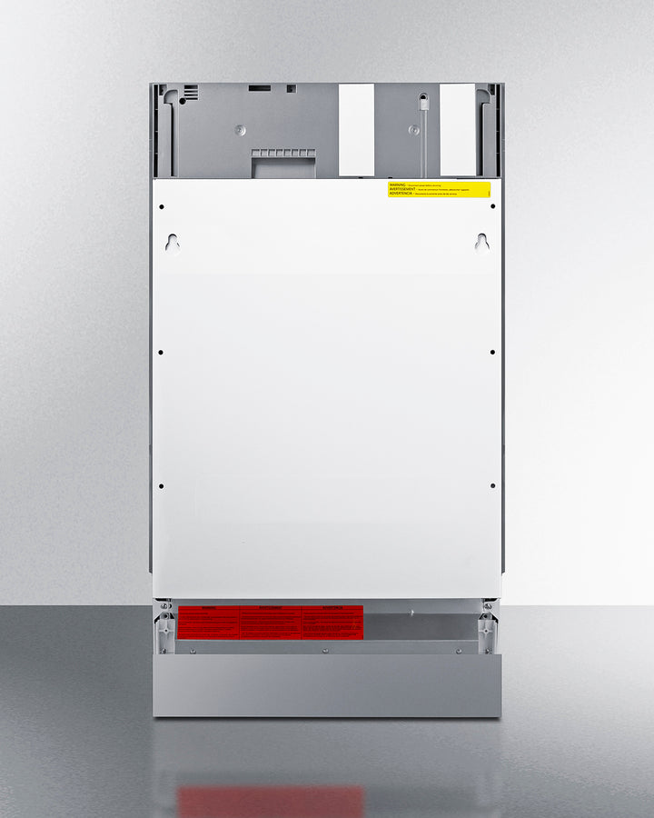 Summit Residential 18" Wide Built-In Integrated Dishwasher, ADA Compliant (Panel Not Included)