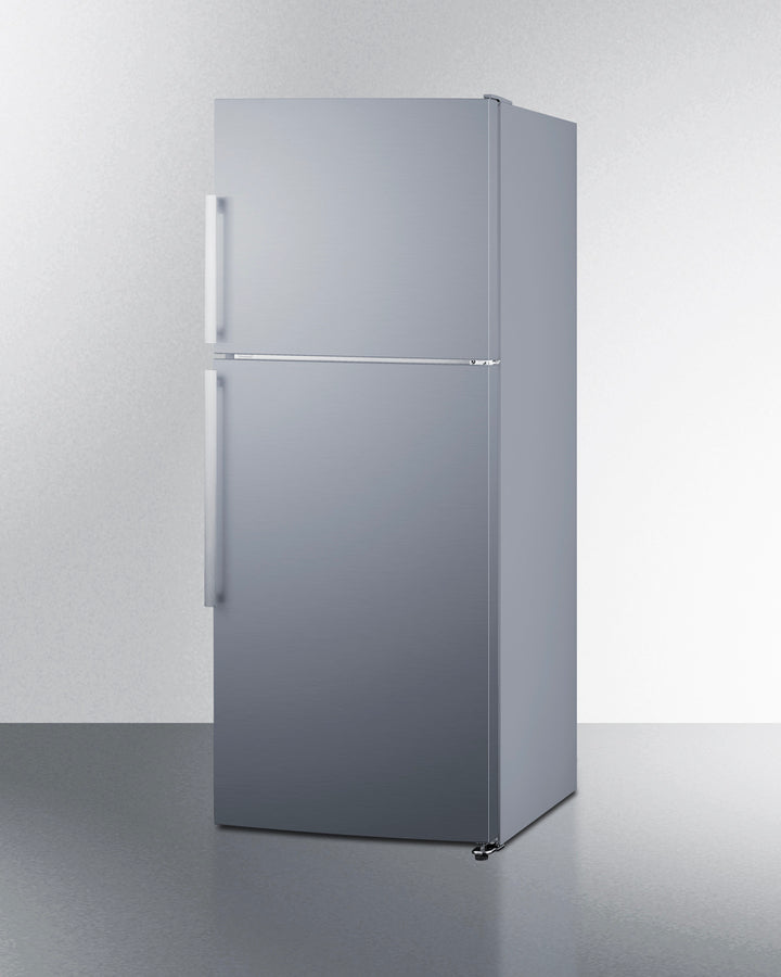 Summit FF1514SSIM top mount refrigerator-freezer with stainless steel doors and built-in icemaker - MyAppliancesShop