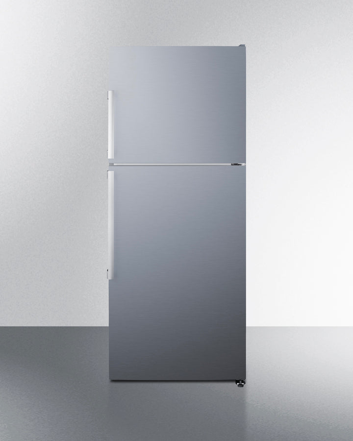 Summit FF1514SSIM top mount refrigerator-freezer with stainless steel doors and built-in icemaker - MyAppliancesShop