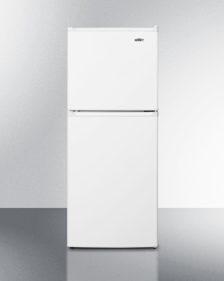 Summit FF711ES 19" compact refrigerator-freezer with white finish and adjustable shelves - MyAppliancesShop