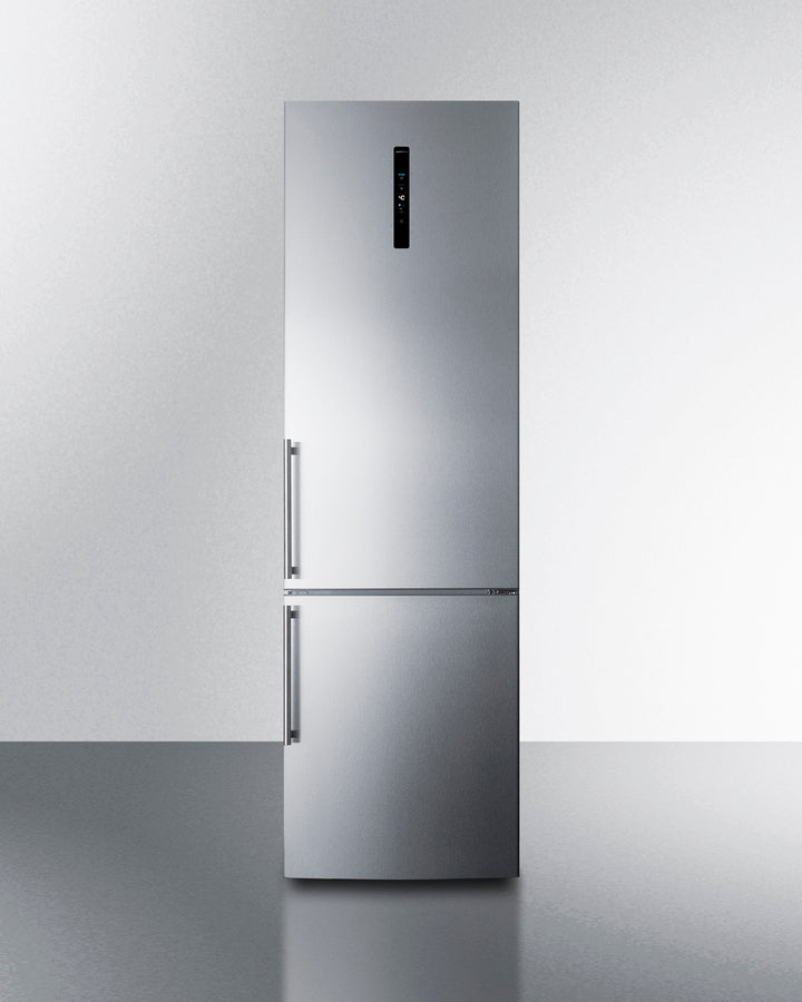 Summit FFBF181ES2IM bottom freezer refrigerator with icemaker, stainless steel doors, spill-proof shelves, and advanced cooling technology - MyAppliancesShop