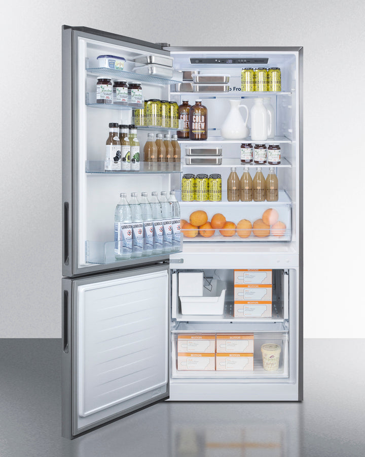 Summit FFBF279SSXIMLHD 14.6 Cu. Ft. Frost-Free Refrigerator-Freezer - MyAppliancesShop