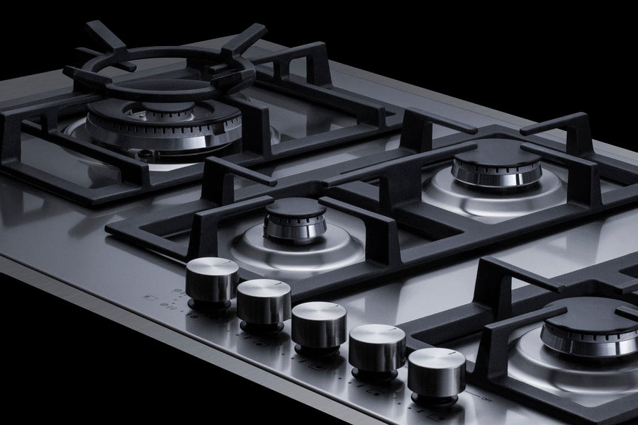 Summit GCJ365SS 34" Gas Cooktop with 5 Burners and Stainless Steel Surface - MyAppliancesShop