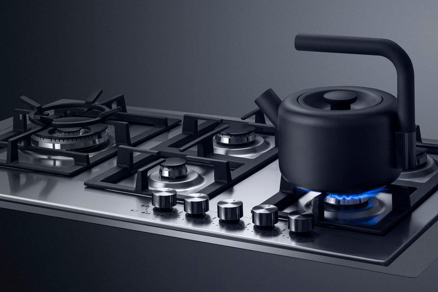 Summit GCJ365SS 34" Gas Cooktop with 5 Burners and Stainless Steel Surface - MyAppliancesShop