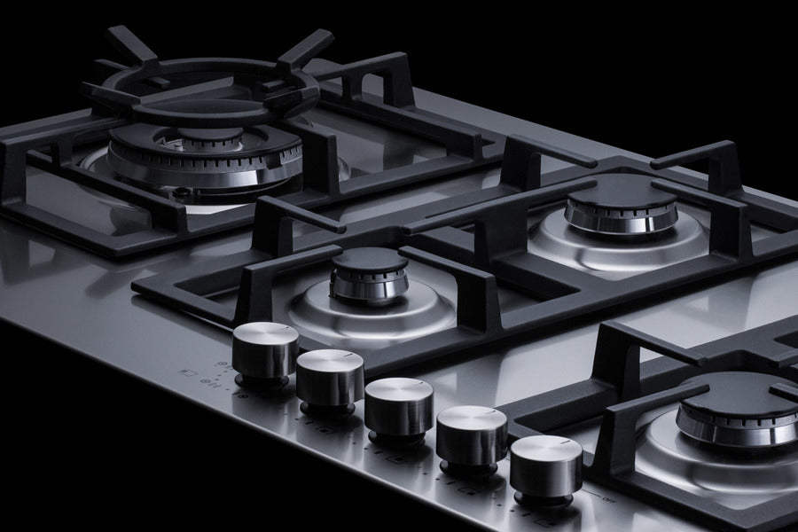 Summit GCJ365SSLP 34" LP Gas Cooktop with 5 Burners and Stainless Steel Surface - MyAppliancesShop