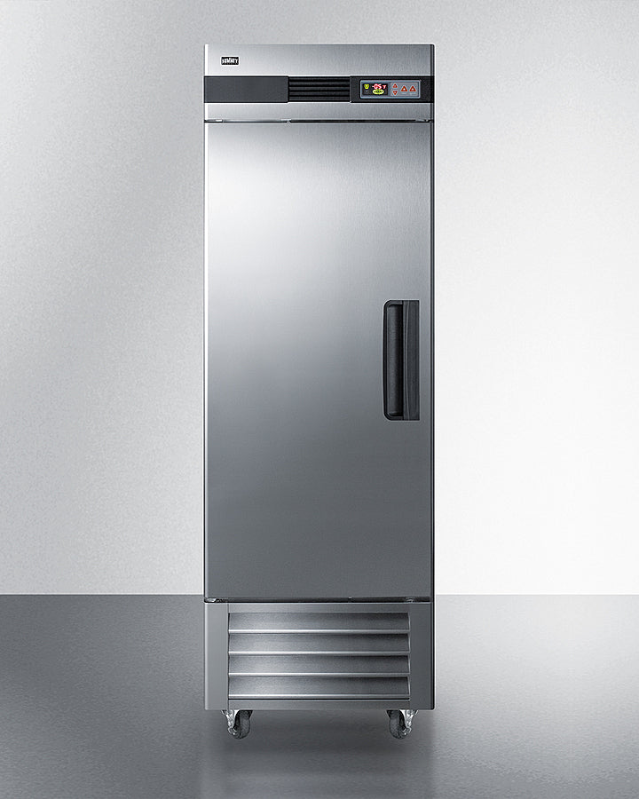 Summit SCFF237LH Reach-In All-Freezer with left-hand swing door, adjustable shelves, and digital controls - MyApplianceShop