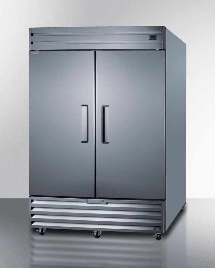 Accucold SCFF436 Commercial Freezer - Stainless Steel French Doors