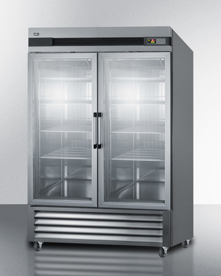 Summit Commercial 49 Cu.Ft. Reach-In Refrigerator with stainless steel doors and adjustable shelving - MyApplianceShop