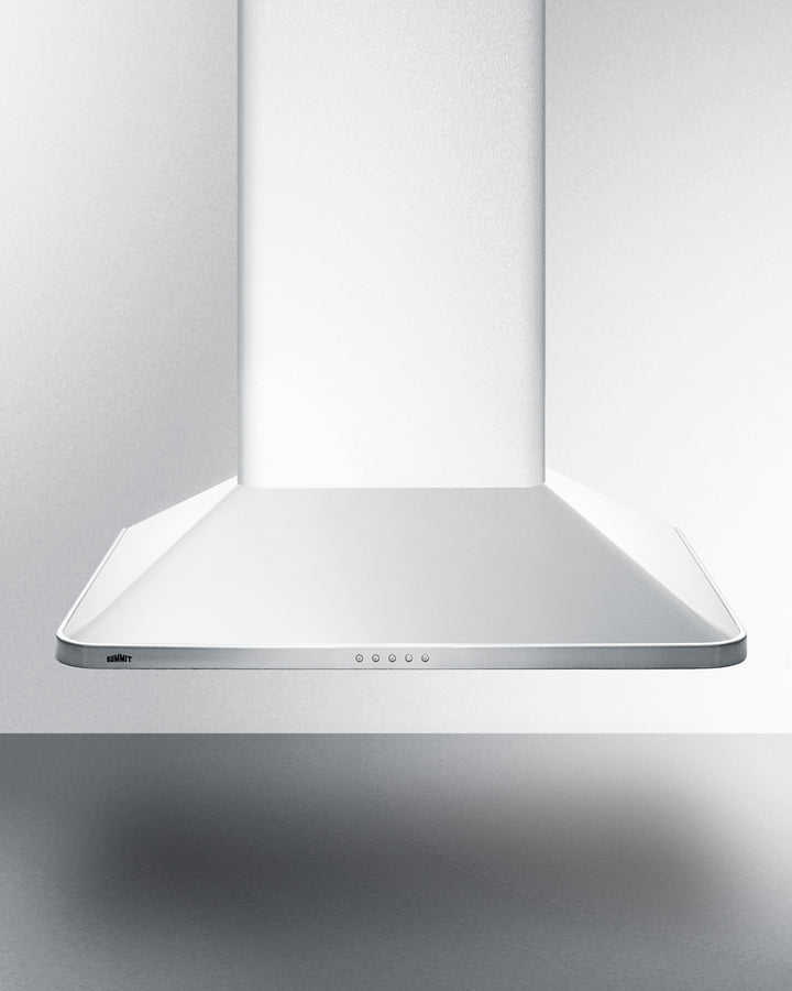 Summit SEH3624SS 24-inch European-style range hood with brushed stainless steel, rounded pyramid canopy, and LED lighting for modern kitchens - MyAppliancesShop