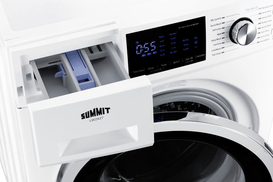 Summit LSWD24 Slim Washer and Heat Pump Dryer Combo - MyAppliancesShop