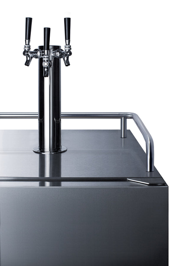 Summit Residential 24" Wide Built-In Outdoor Beer Kegerator