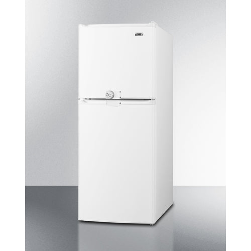 Summit FF711ESLLF2 compact frost-free refrigerator-freezer with lock and adjustable storage options - MyAppliancesShop