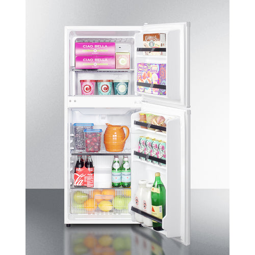 Summit FF711ESLLF2 compact frost-free refrigerator-freezer with lock and adjustable storage options - MyAppliancesShop