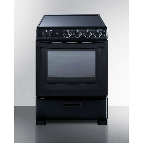 Summit Residential 20" Wide Electric Smooth-Top Range