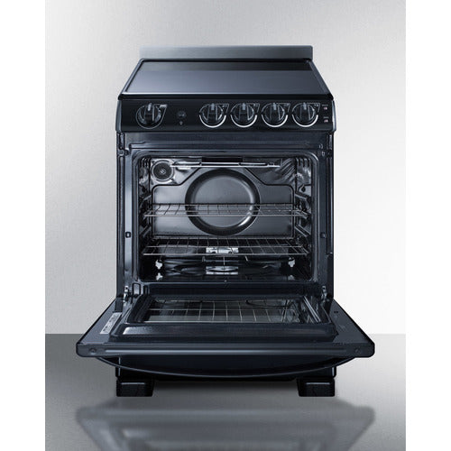 Summit Residential 20" Wide Electric Smooth-Top Range