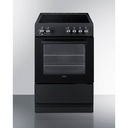 Summit Residential 20" Wide Electric Smooth-Top Range