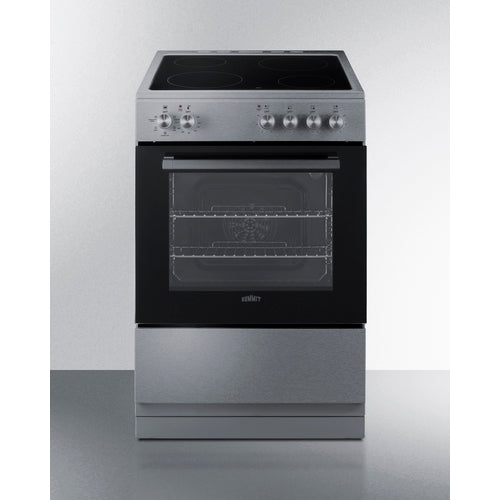 Summit Residential 20" Wide Electric Smooth-Top Range