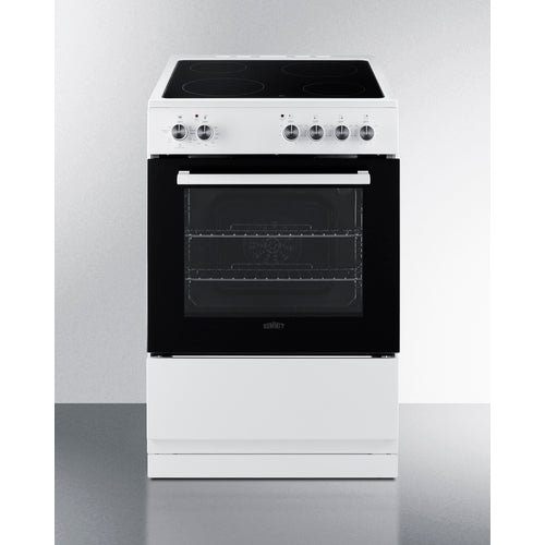 Summit Residential 20" Wide Electric Smooth-Top Range