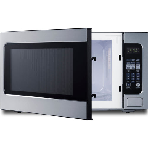 Summit SMBI27 countertop microwave with 1200W power, 2.2 cu.ft capacity, stainless steel front, and digital controls for easy cooking - MyAppliancesShop